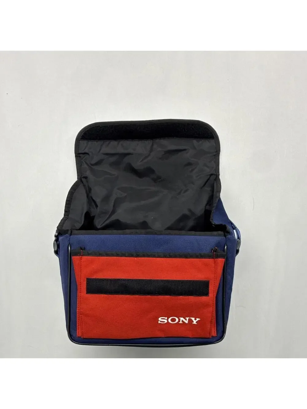 Vintage Sony Stamina Camcorder Bag Colorblock Green Red Blue Shoulder Camera bag